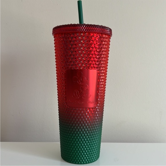 NWT 2022 Disney Parks Walt Disney World Starbucks Christmas Tumbler 24 oz - Picture 4 of 7